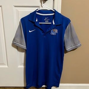 Mens Medium Nike Dri Fit Memphis Tigers Polo